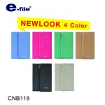 Line Notebook earth tone PU A5 e-file CNB118