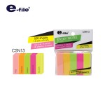 กระดาษสติ๊กโน๊ต 5 สี e-file CSN12,CSN13