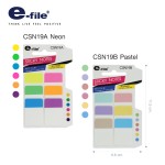 ฟิล์มอินเด็กซ์ 6 สี e-file CSN19