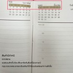 (สินค้ามีตำหนิ ราคาพิเศษ) สมุดไดอารี่ 2569 DIARY 2026 e-file DIARY-M