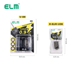 กบเหลาไฟฟ้า (ใช้ถ่าน) ELM V-09-BLACK