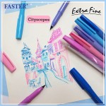 ปากกา EXTRA FINE 0.28 mm. เซ็ต 5 สี FASTER CX401-AS5-SET