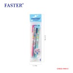 ปากกาลูกลื่น 0.38 มม. FASTER CX915-FAN-3