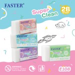 ยางลบดินสอ ซุปเปอร์คลีน FASTER E108