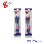 ปากกาลูกลื่นเจล FLICK 0.5 mm. g'soft FLICK-BL-2