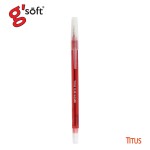 ปากกาลูกลื่นเจล TITUS 0.38 mm. g'soft TITUS-BL-12,RE-12