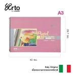 สมุดกระดาษสีพาสเทล ห่วงข้าง 160 แกรม A3 Arto by CAMPAP i-Paint CR36180(160G)