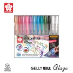 เซ็ตปากกา GELLY ROLL Glaze 12 สี SAKURA XPGB-12GS