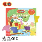 สีเทียนรูปสัตว์ 12 สี Animal Crayon TORU TR-ANICRAYON12