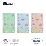 Floral Blank Note e-file