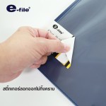 แฟ้มโฮลเดอร์ แฟ้มโชว์เอกสาร 20 ซอง ปกสอด e-file 730A