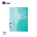 แฟ้มโฮลเดอร์ แฟ้มโชว์เอกสาร 20 ซอง ปกสอด e-file 760A