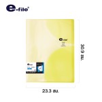 แฟ้มโชว์เอกสาร 20 ซอง ปกสอด e-file