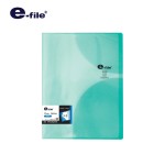 แฟ้มโชว์เอกสาร 20 ซอง ปกสอด e-file