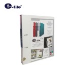 แฟ้ม 2 ห่วง 1.5 นิ้ว ปกสอด D-Ring e-file 77A