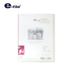 แฟ้มโชว์เอกสาร 20 ซอง ปกสอด e-file 79A