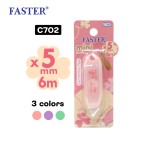 เทปลบคำผิด ลายโคลเวอร์ FASTER C701,C702,C703