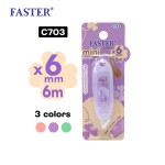 เทปลบคำผิด ลายโคลเวอร์ FASTER C701,C702,C703