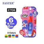 เทปลบคำผิด MOOD เปลี่ยนไส้ได้ FASTER C704,C705,C706