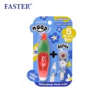 เทปลบคำผิด+รีฟิล MOOD เปลี่ยนไส้ได้ FASTER C705+REFILL