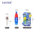 เทปลบคำผิด+รีฟิล MOOD เปลี่ยนไส้ได้ FASTER C705+REFILL