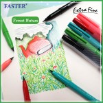 ปากกา EXTRA FINE 0.28 mm. เซ็ต 5 สี FASTER CX401-AS5-SET