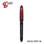 ปากกาเจล BOLDLINER 0.7 mm. g'soft BOLDLINER-RB-2