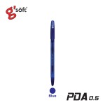 ปากกาลูกลื่นเจล PDA 0.5 mm. g'soft