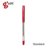 ปากกาลูกลื่นเจล STANDARD 0.5 mm. g'soft