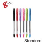 ปากกาลูกลื่นเจล STANDARD 0.5 mm. g'soft