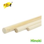 ไม้โมเดล ชนิดกลม Hinoki  i-Paint HR9-#