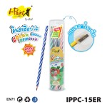 ดินสอสีลบได้+ดินสอยางลบ i-Paint IPPC-15ER