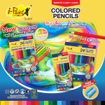 ดินสอสีไม้+กบเหลา i-paint IPWC03-12C,IPWC03-24C,IPWC03-36C