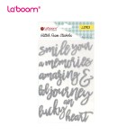 สติ๊กเกอร์โฟม Giltter La'boom LST63