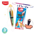 สีไม้ 2 หัว 24 สี DUO COLOR'PEPS Maped CO/829600
