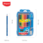ชุดสีไม้ 12 สี Smart Box  Maped CO/832032