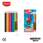 สีไม้ 12+6 สี COLOR'PEPS Maped CO/832071