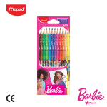 สีไม้ สกรีนด้ามลาย Barbie บาร์บี้ Maped CO/862207