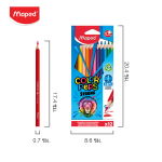 ดินสอสี สตรอง 12 สี COLOR'PEPS STRONG Maped CO/862712