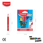 สีไม้ 12 สี Mini COLOR'PEPS STRONG Maped CO/862812
