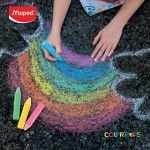 ชอล์กสี แท่งใหญ่ Color'Peps 6 สี Maped CO/936010