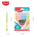 ​FELT TIPS COLOR'PEPS PASTEL X10 CARDBOARD BOX Maped FC/845469