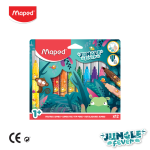 สีเมจิกจัมโบ้ Jungle 12 สี Maped FC/846900