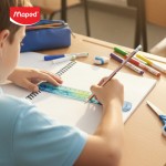 ไม้บรรทัด 30 ซม. Twist 2 สีลายสัตว์ Maped TC/279322