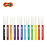 ปากกาสีเมจิก Super Washable 12 สี TORU TR-WMARKER12